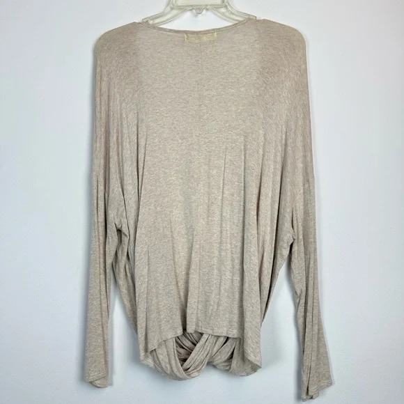 Pants Store Surplice Draped Front Cardigan Top Size Large - Picture 3 of 9